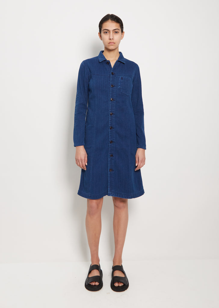 Kazezome Sashiko Stitchwork Dress