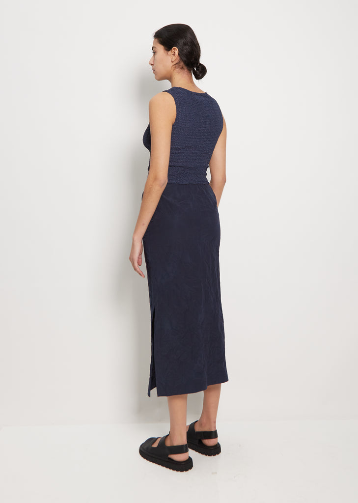 Kagozome Nylon Long Skirt