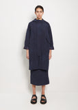Kagozome Nylon Zip Up Coat