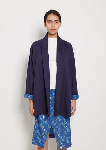 Men's Marble Print Reversible Jacket