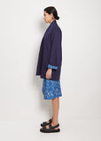 Men's Marble Print Reversible Jacket