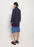 Men's Marble Print Reversible Jacket