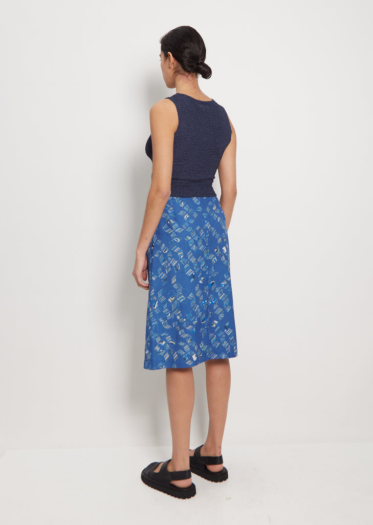 Marble Print Skirt