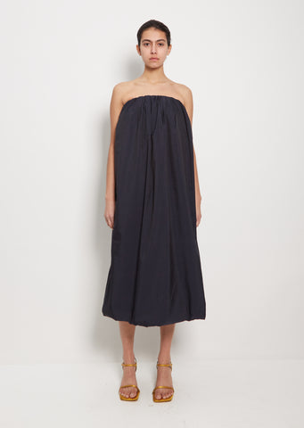 Decollete Dress — Navy