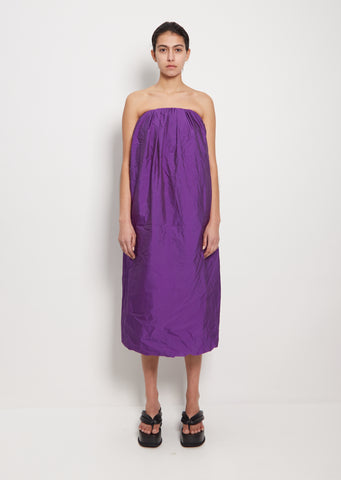 Decollete Dress — Purple