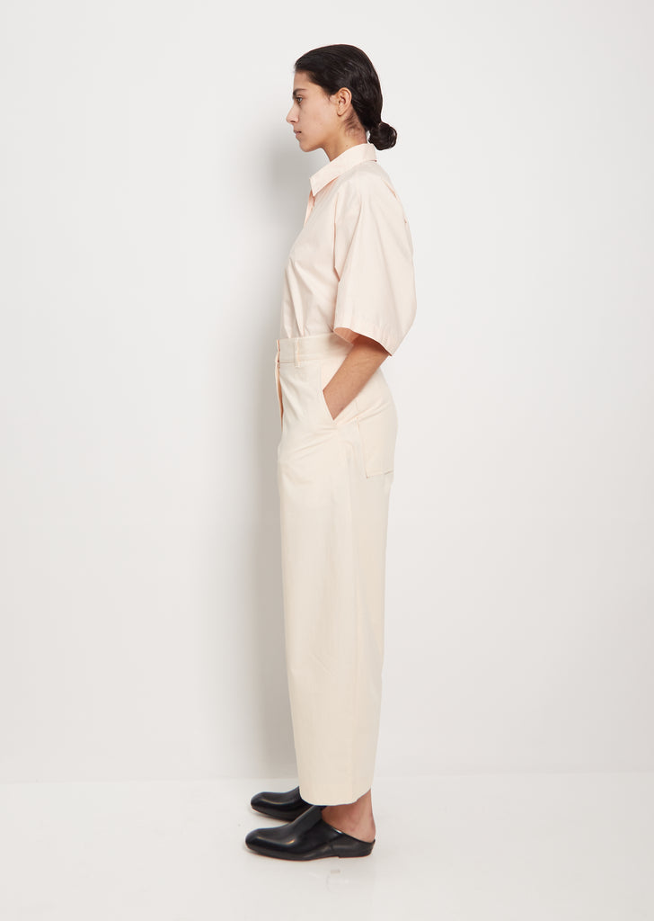 Chalco Crop Cotton Pant — Shell