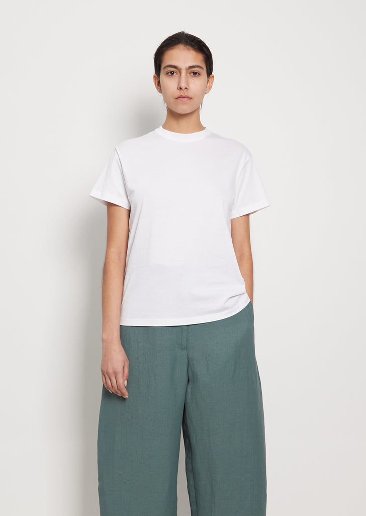 Marine Perfect Cotton Tee — White