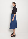 Preto Denim Skirt