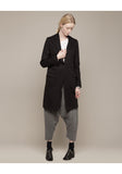 Single Button Faux Coat