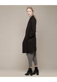 Single Button Faux Coat