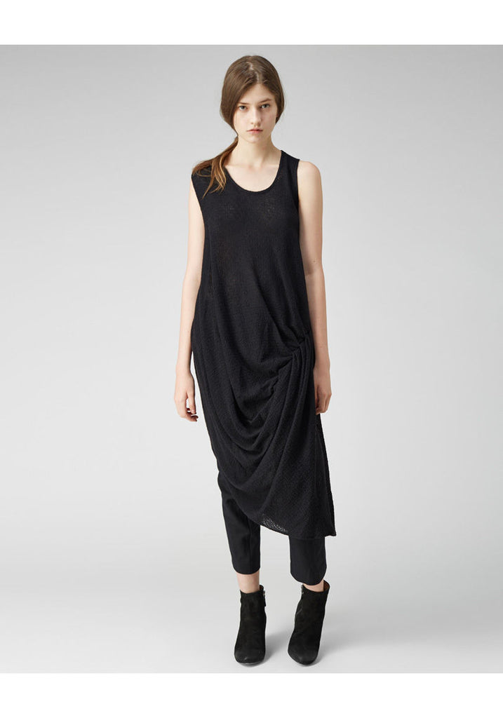 Asymmetric Knit Dress