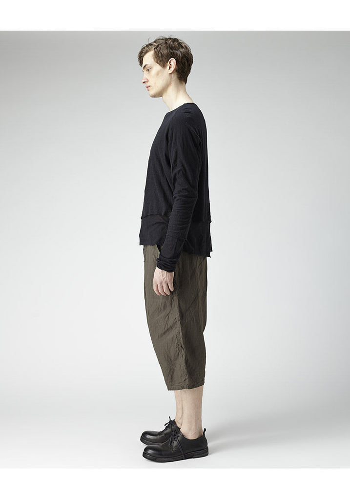 Cropped Linen Pants