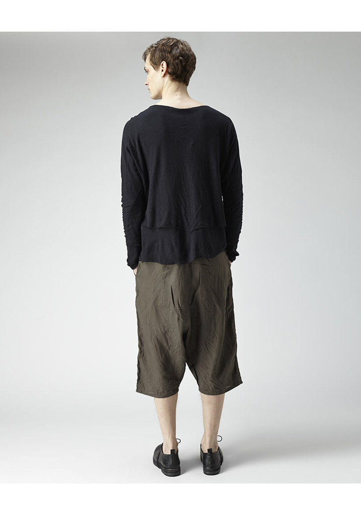 Cropped Linen Pants