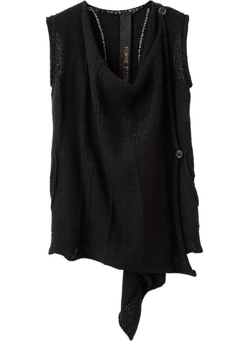 Draped Knit Vest