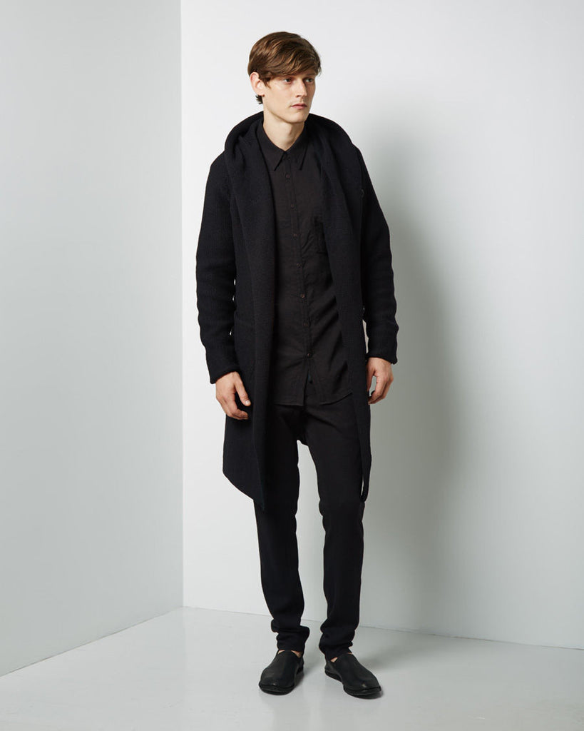 Hooded Cardigan Coat