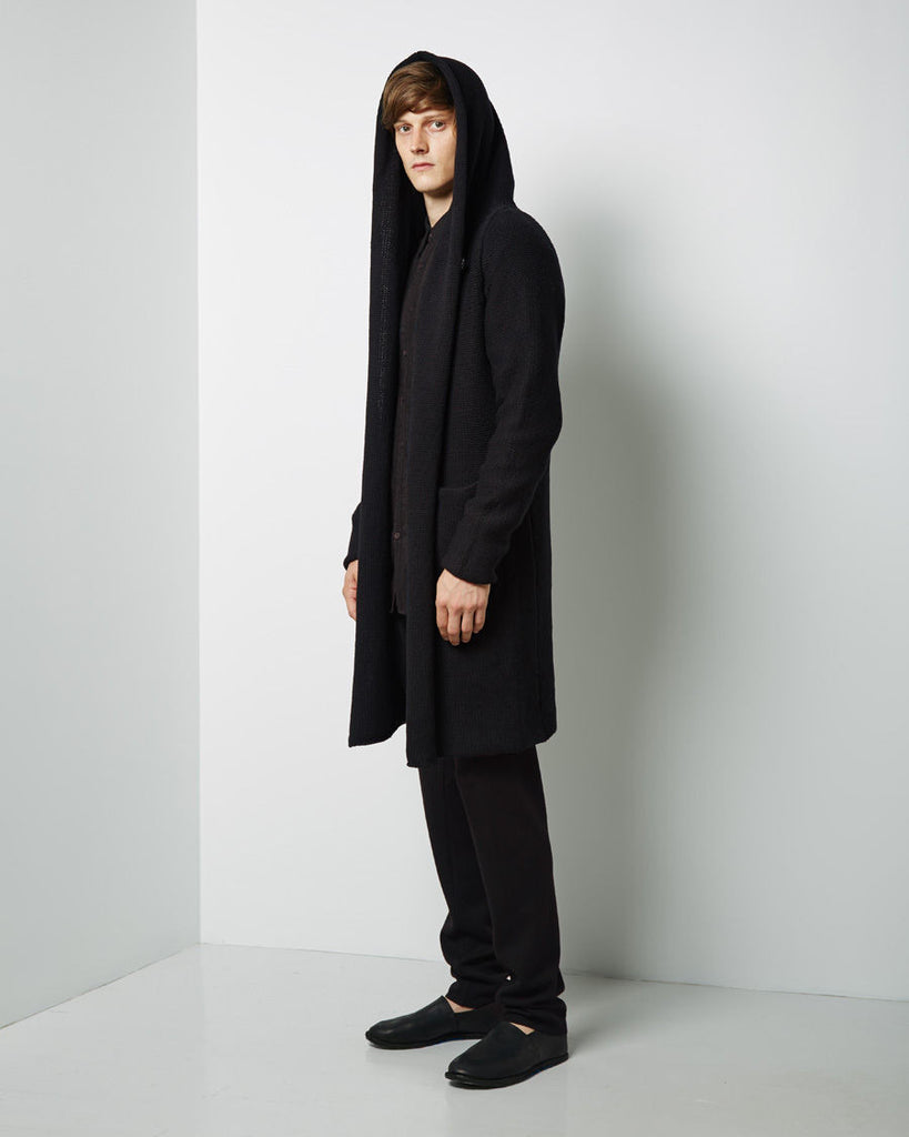 Hooded Cardigan Coat