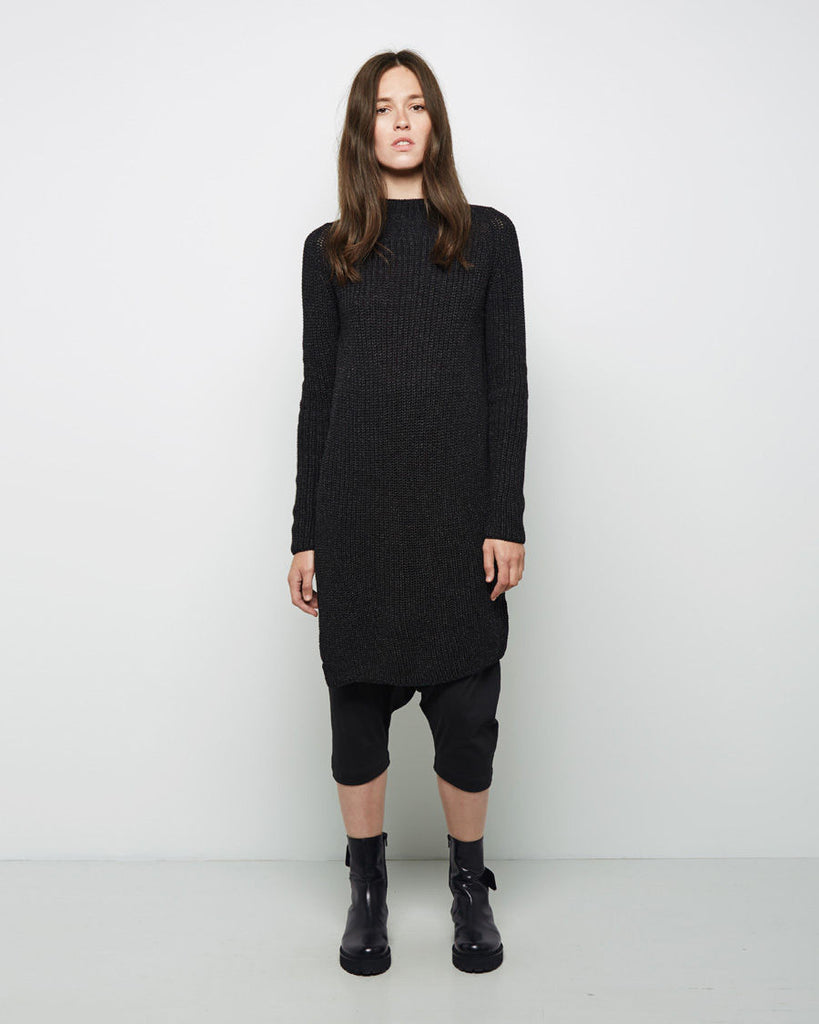 Mock Neck Pullover Dress