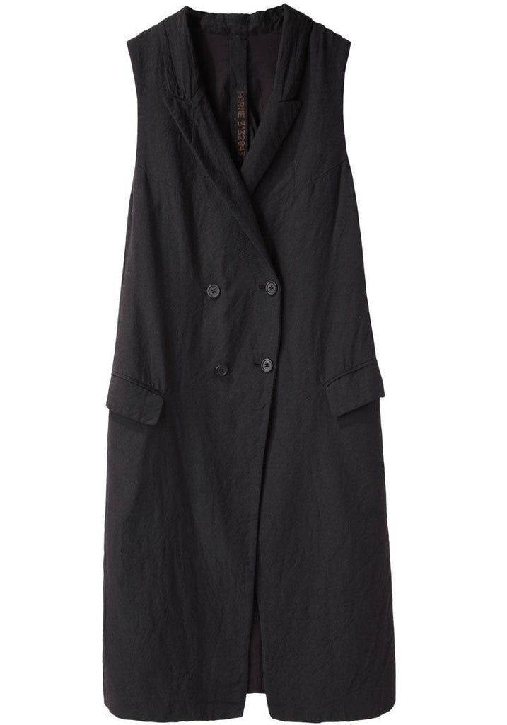 Sleeveless Redingote