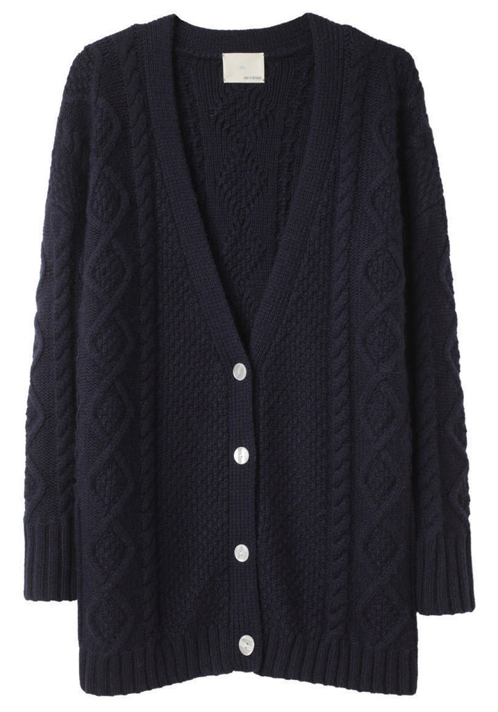 Cableknit Cardigan