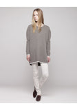 Contrast Hem Pullover