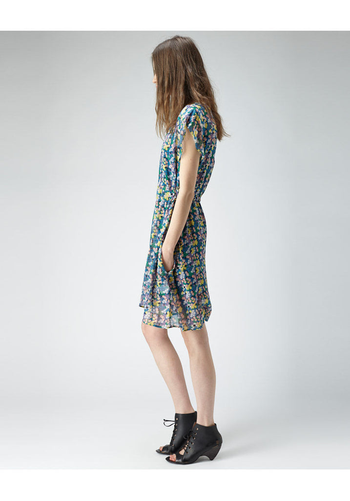 Crinkle Chiffon Dress