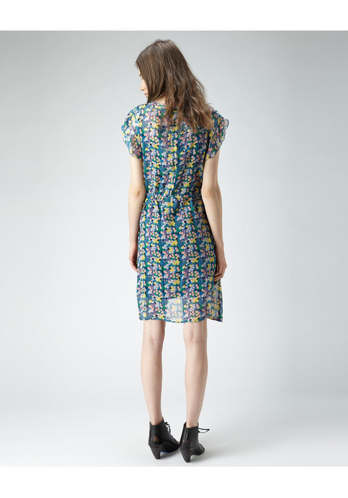 Crinkle Chiffon Dress