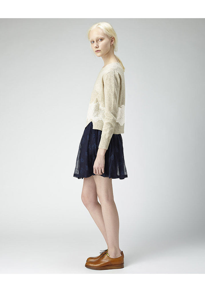 Crinkle Chiffon Skirt