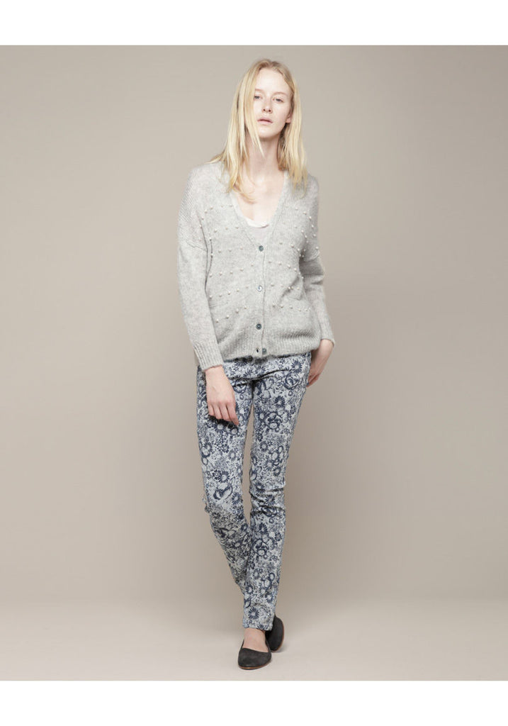 Cropped Boxy Cardigan