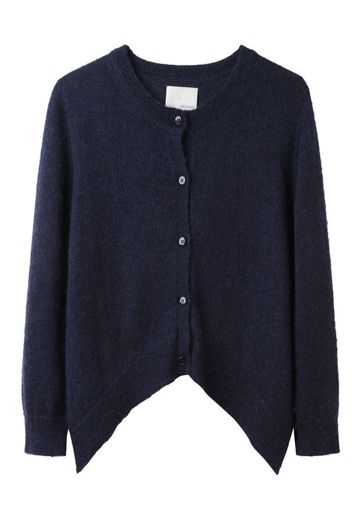 Curved Hem Cardigan