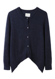 Curved Hem Cardigan