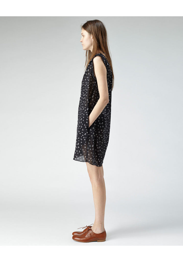 Floral Sleeveless Shirtdress