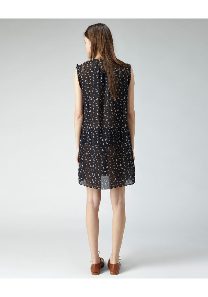 Floral Sleeveless Shirtdress