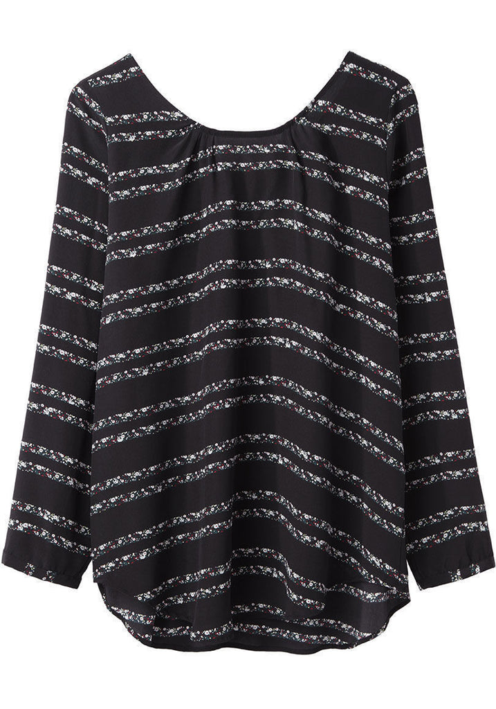 Floral Stripe Top