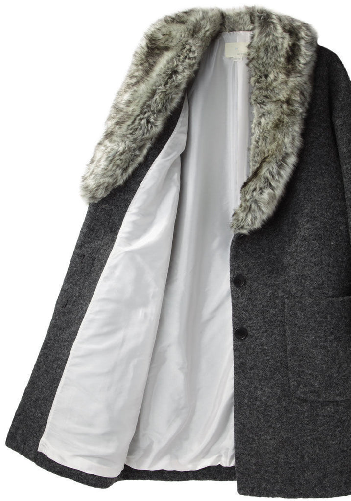 Fur Collar Coat