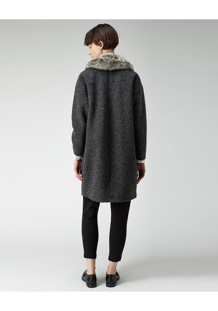 Fur Collar Coat