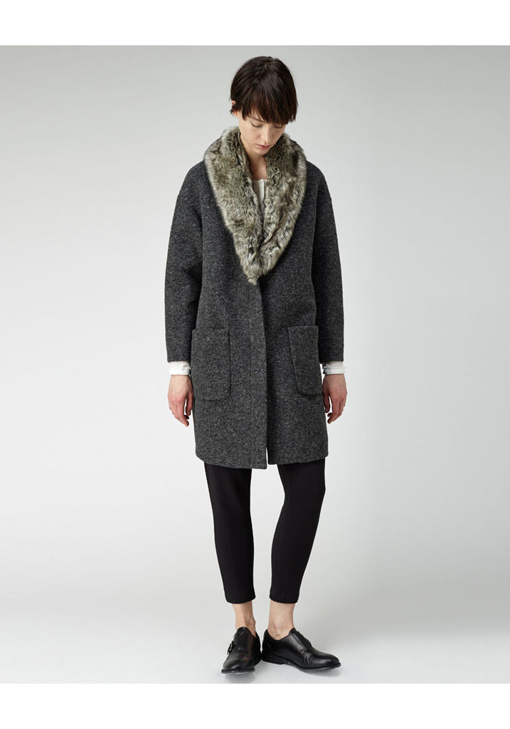 Fur Collar Coat