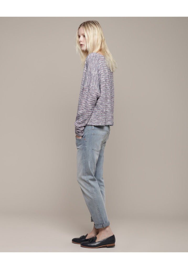 Knit Tweed Sweatshirt