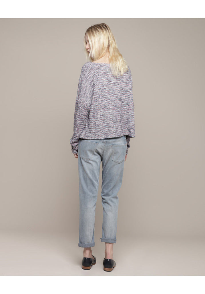 Knit Tweed Sweatshirt