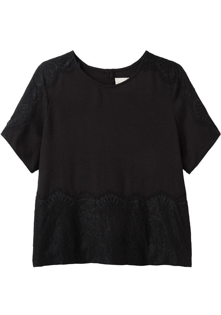 Lace Hem Tee