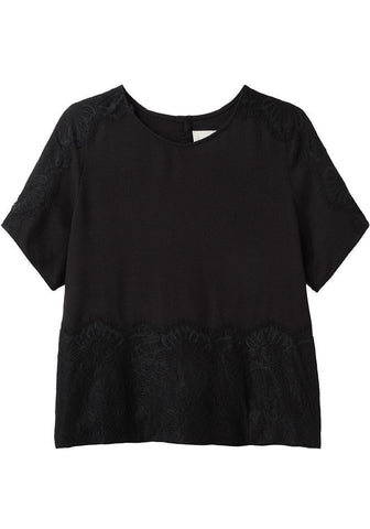 Lace Hem Tee