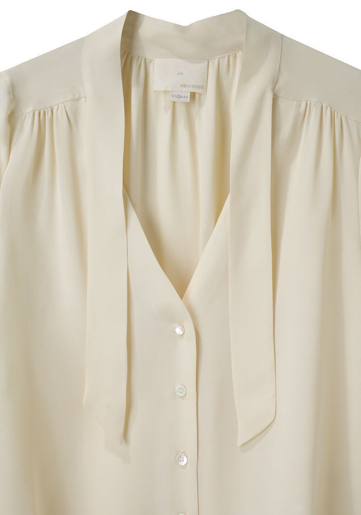 Neck Tie Blouse