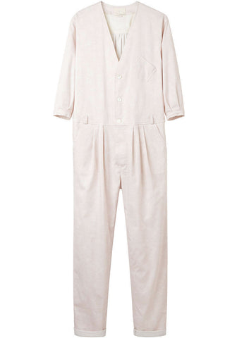 Printed Twill Jumpsuit
