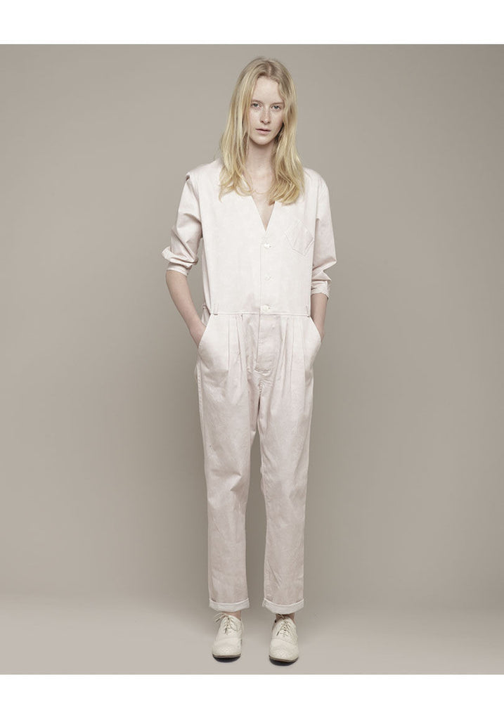 Printed Twill Jumpsuit