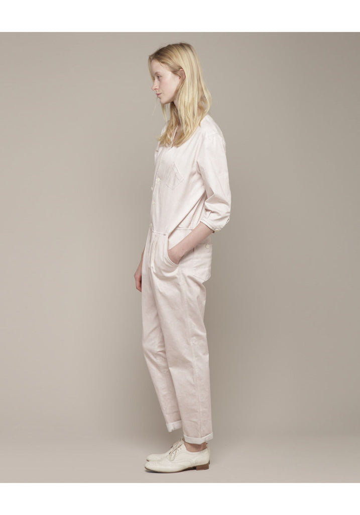 Printed Twill Jumpsuit