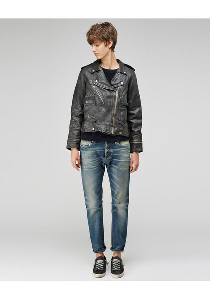 [美品]CLANEクラネ　EGG エッグFAKE LEATHER JACKET CLANE EGG FAKE LEATHER JACKET