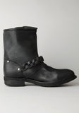Short Biker Boot w/ Braid