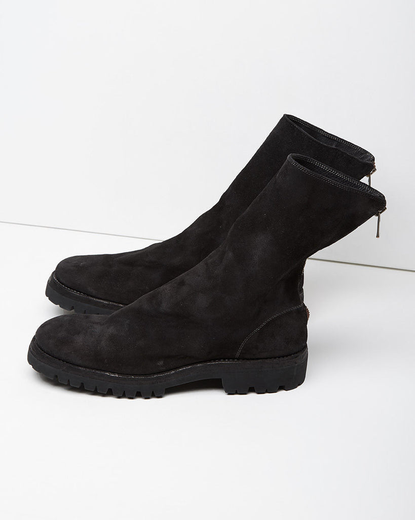 Back Zip Ankle Boot