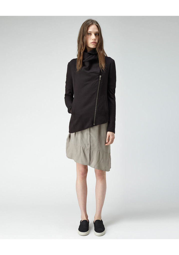 Asymmetric Zip Sweatshirt