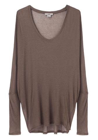 Dolman Sleeve V-Neck