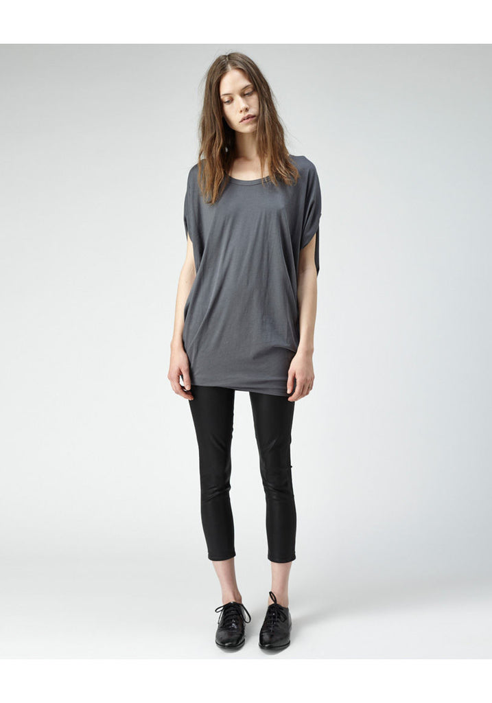 Feather Jersey Cocoon Dress